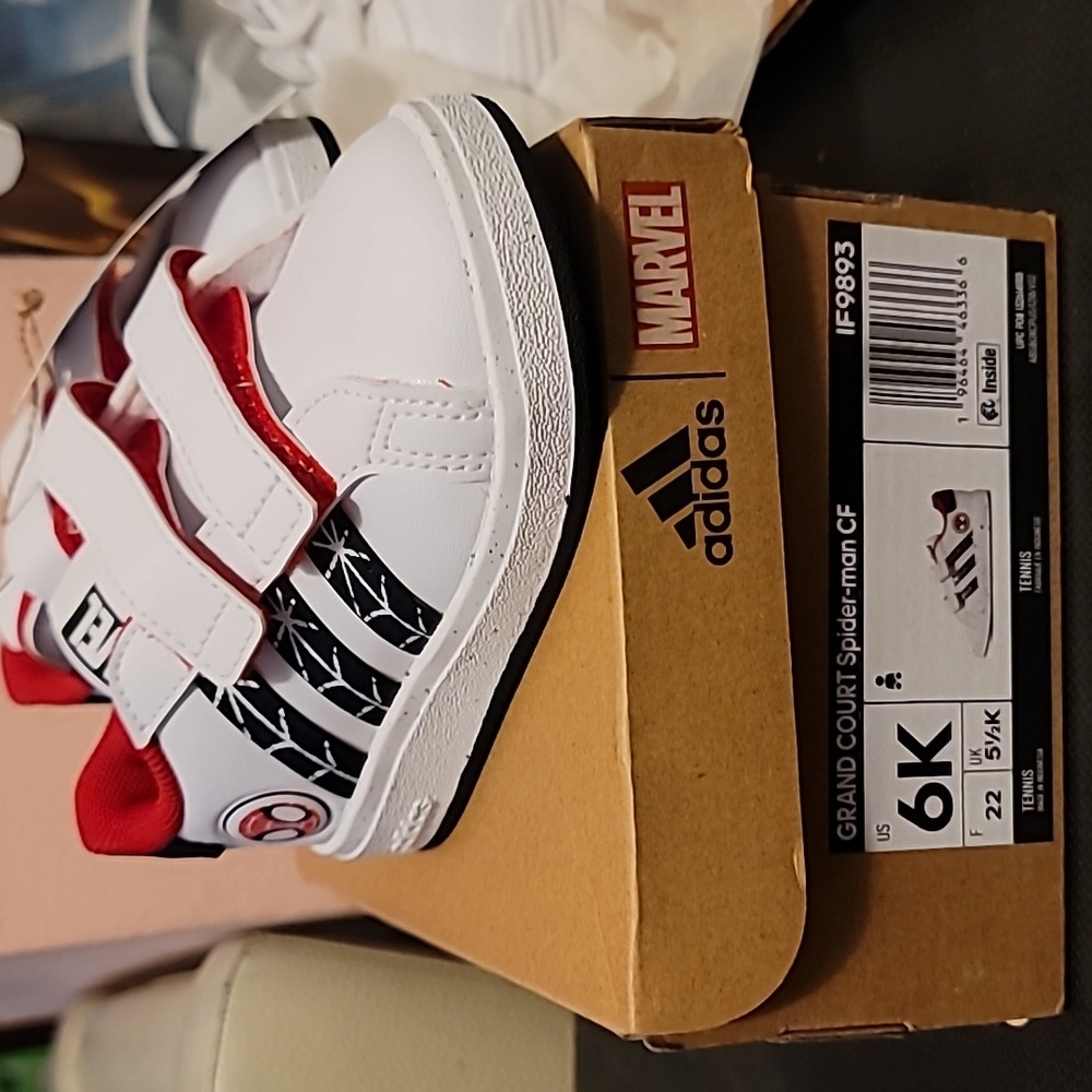 ADIDAS GRAND COURT X MARVEL SPIDER-MAN SHOES KIDS